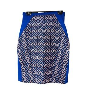 Anthropologie Eva Franco Saidia Print Womens Pencil Skirt Size‎ 8